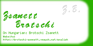 zsanett brotschi business card